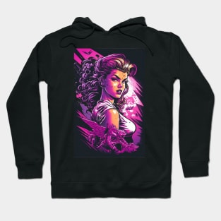 Synthwave Girl Hoodie